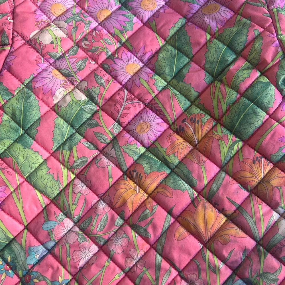 Gucci Pink Floral Quilt